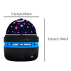 Compact USB-C nebula projector on bedside table