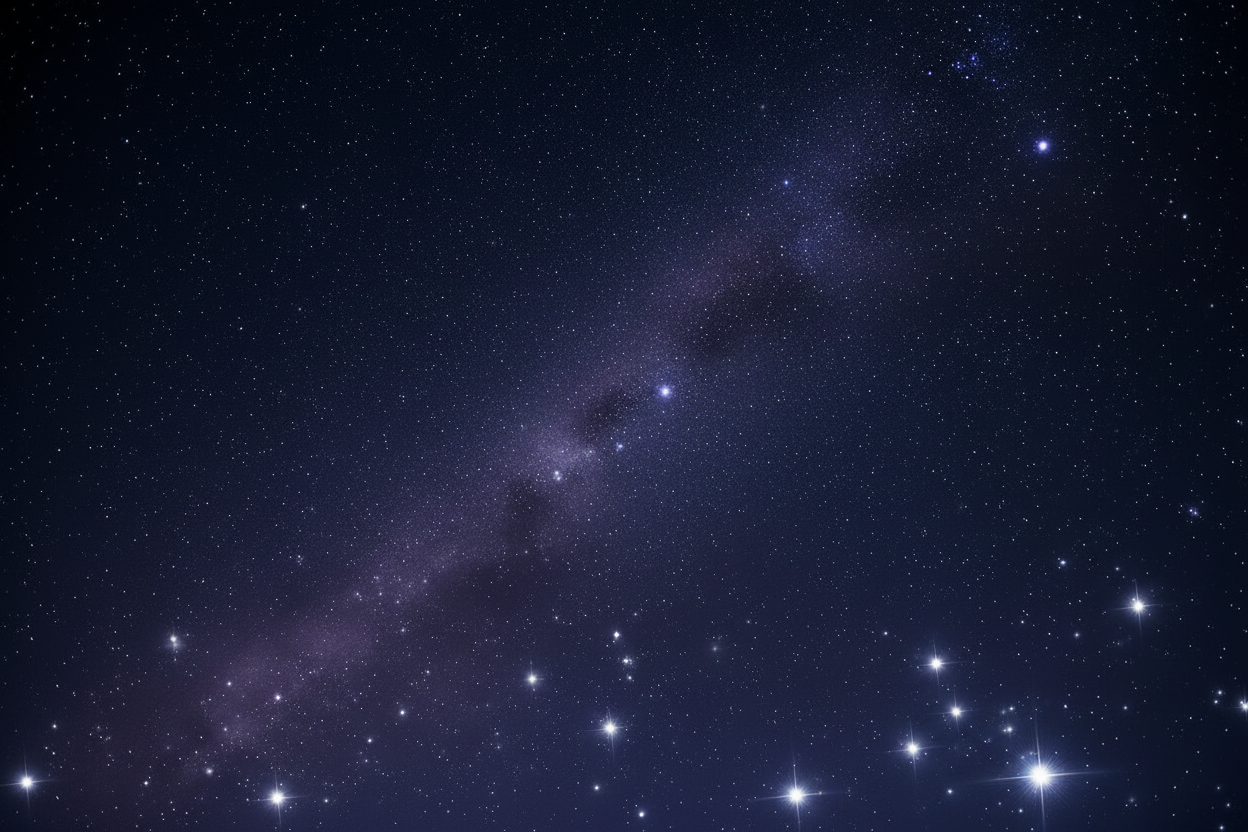 Glowy Enhanced Milky Way Hero Banner