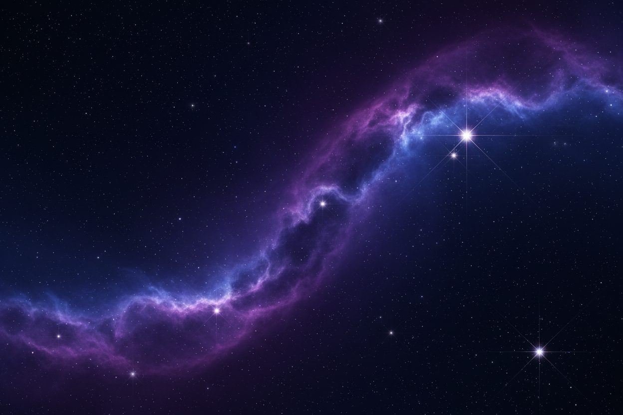 High Quality Cosmic Nebula Hero Banner